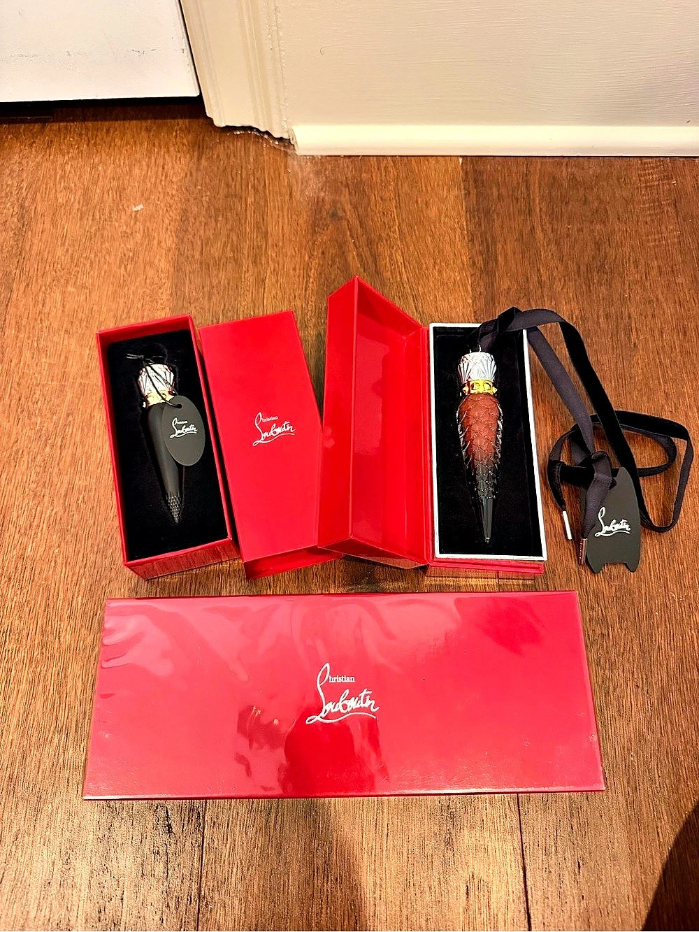 Christian Louboutin Rouge Louboutin Lipstick Set Lipstick Set in Red & Black NWT